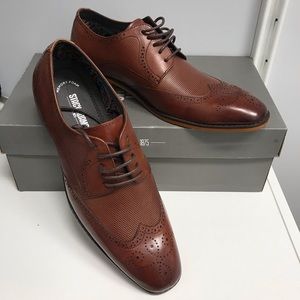 NEW Stacy Adams Lindell Wingtip Lace-up 8.5